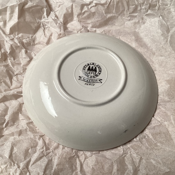 Upslsa Ekeby Gefel Sweden Cup & Saucer Lillemor black/white - Picture 11 of 11